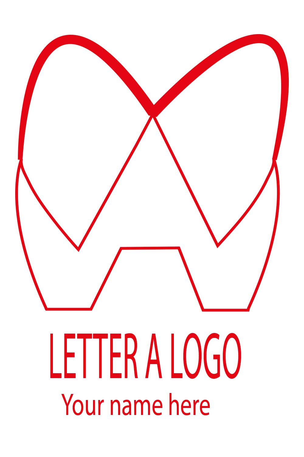 Vintage Logo Design Bundle pinterest image.