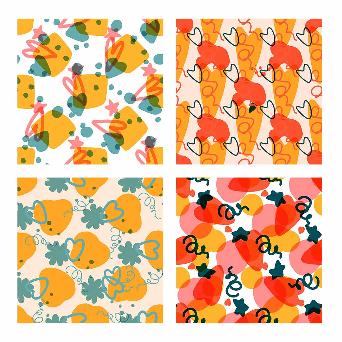 Bright Hearts Sublimation Patterns Design cover image.