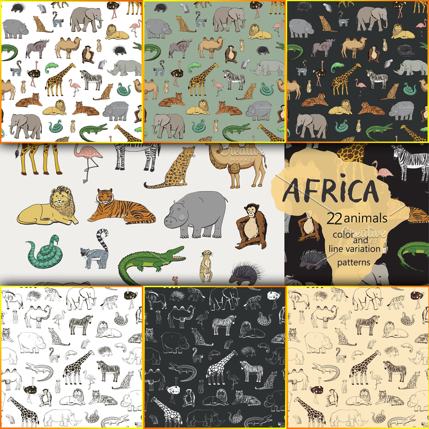 African Animals Cover.