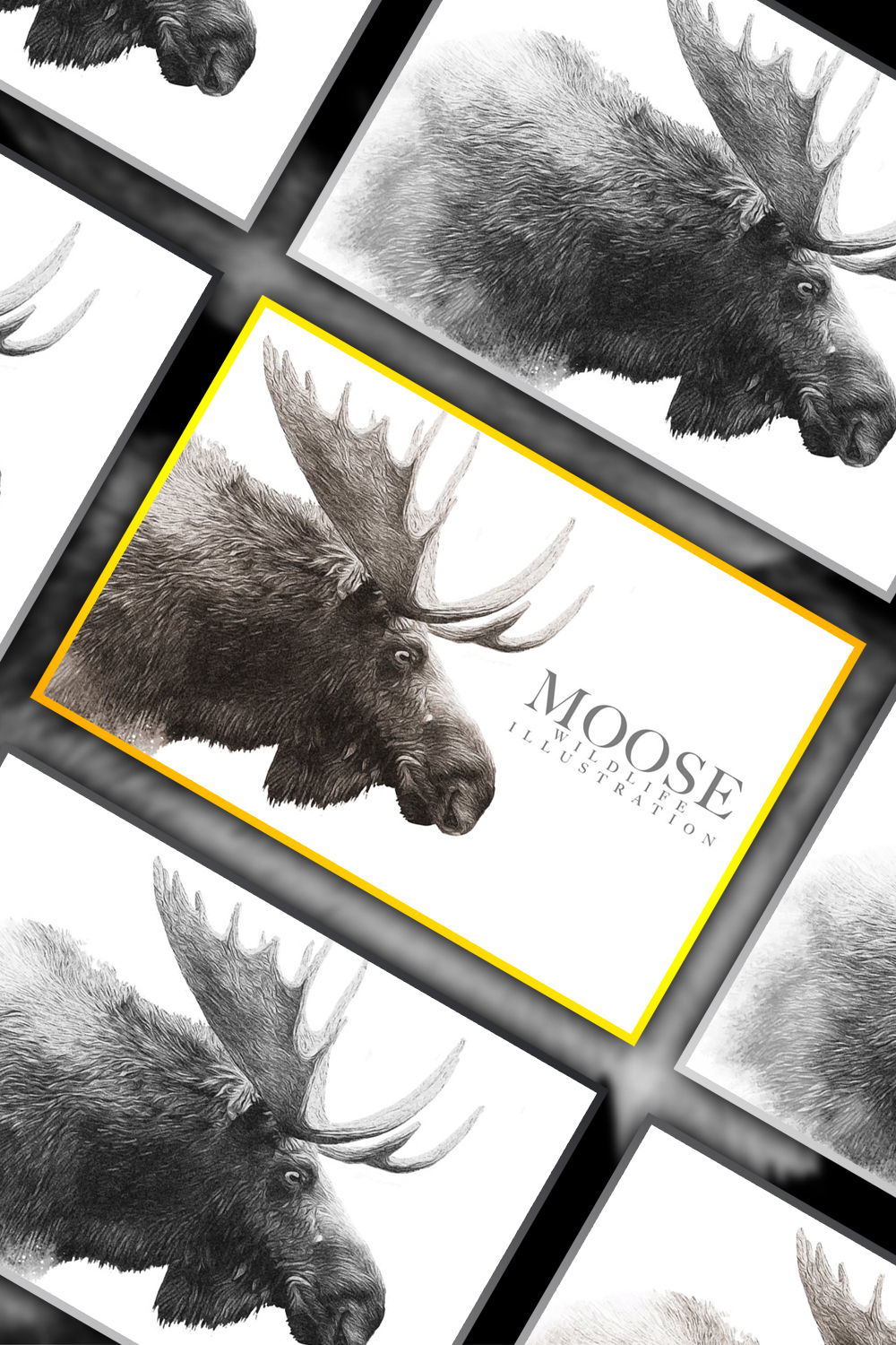 188483 moose wildlife illustration pinterest 1000 1500 981