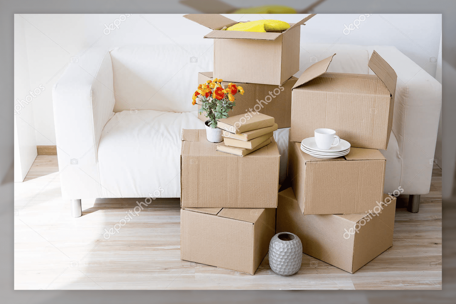 19 cardboard boxes with beautiful flowers 653