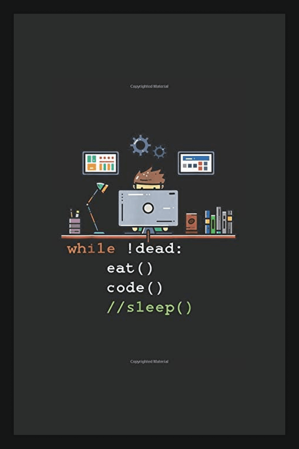 The cover of the book Computer Science Python Programmer Eat Code Sleep Notebook.