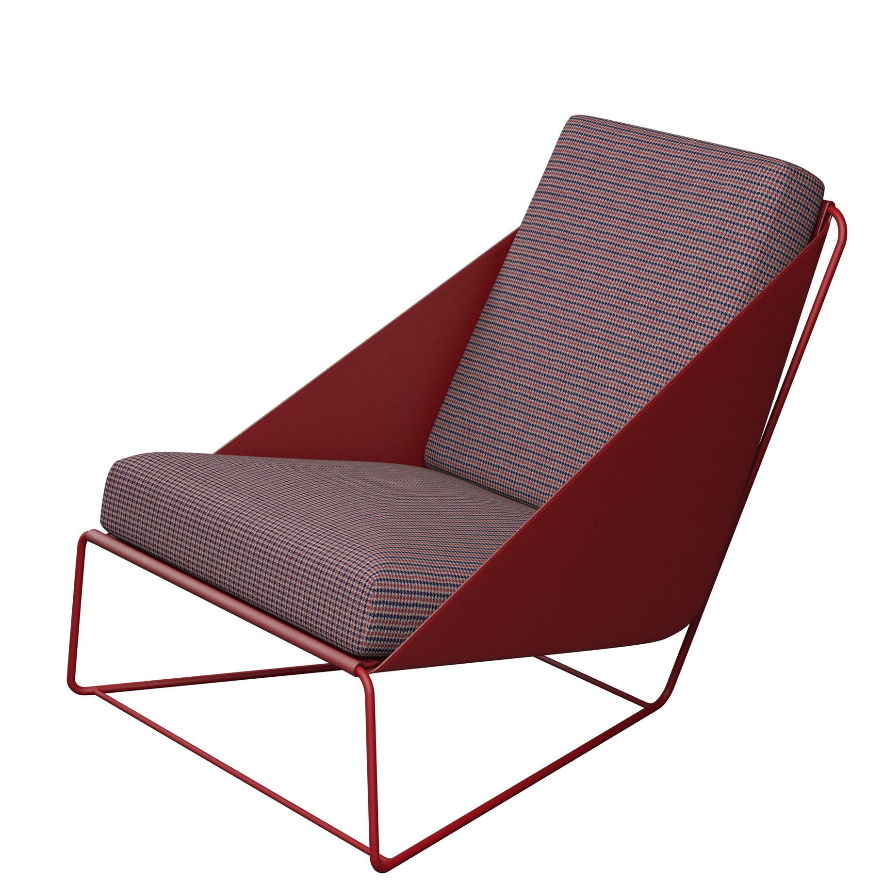 Rendering an irresistible 3d model of a red chair