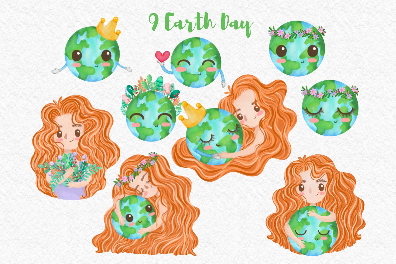 Illustrations for Earth Day.