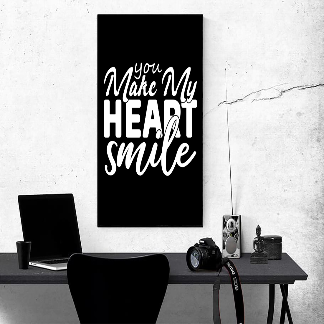 You Make My Heart Smile SVG Design T-Shirt SVG Design cover image.