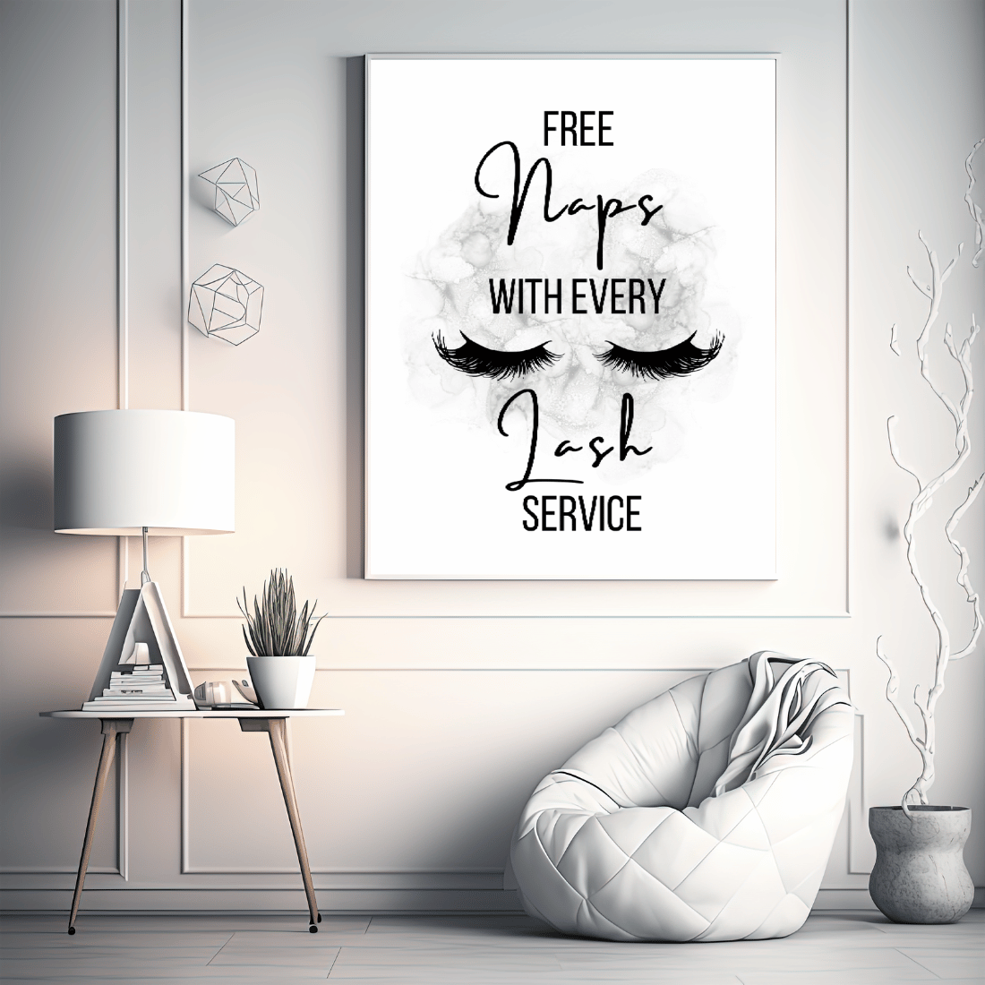 Lash Service Quotes Wall Printable Design - MasterBundles