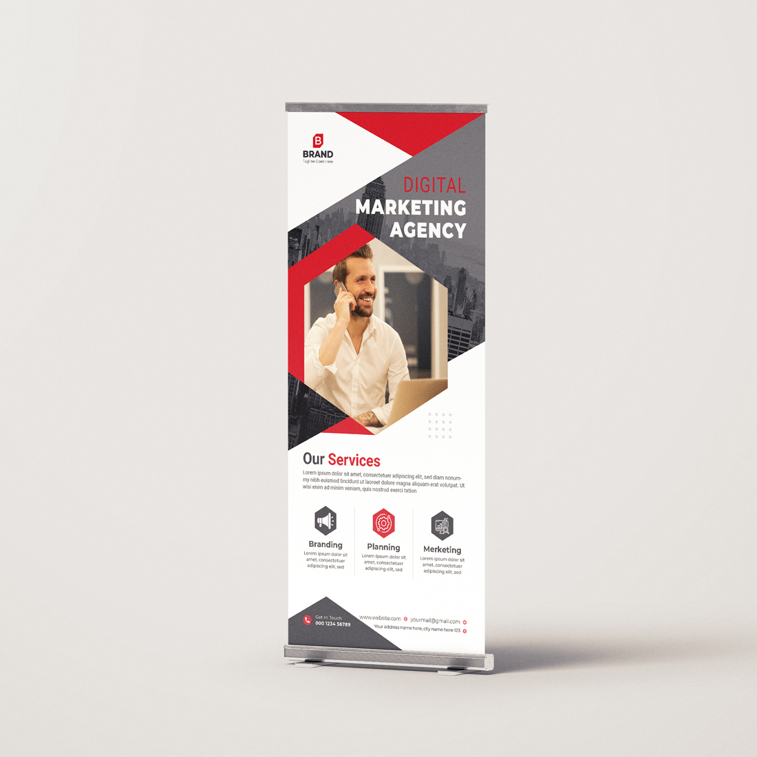 Corporate Business Rollup Banner.