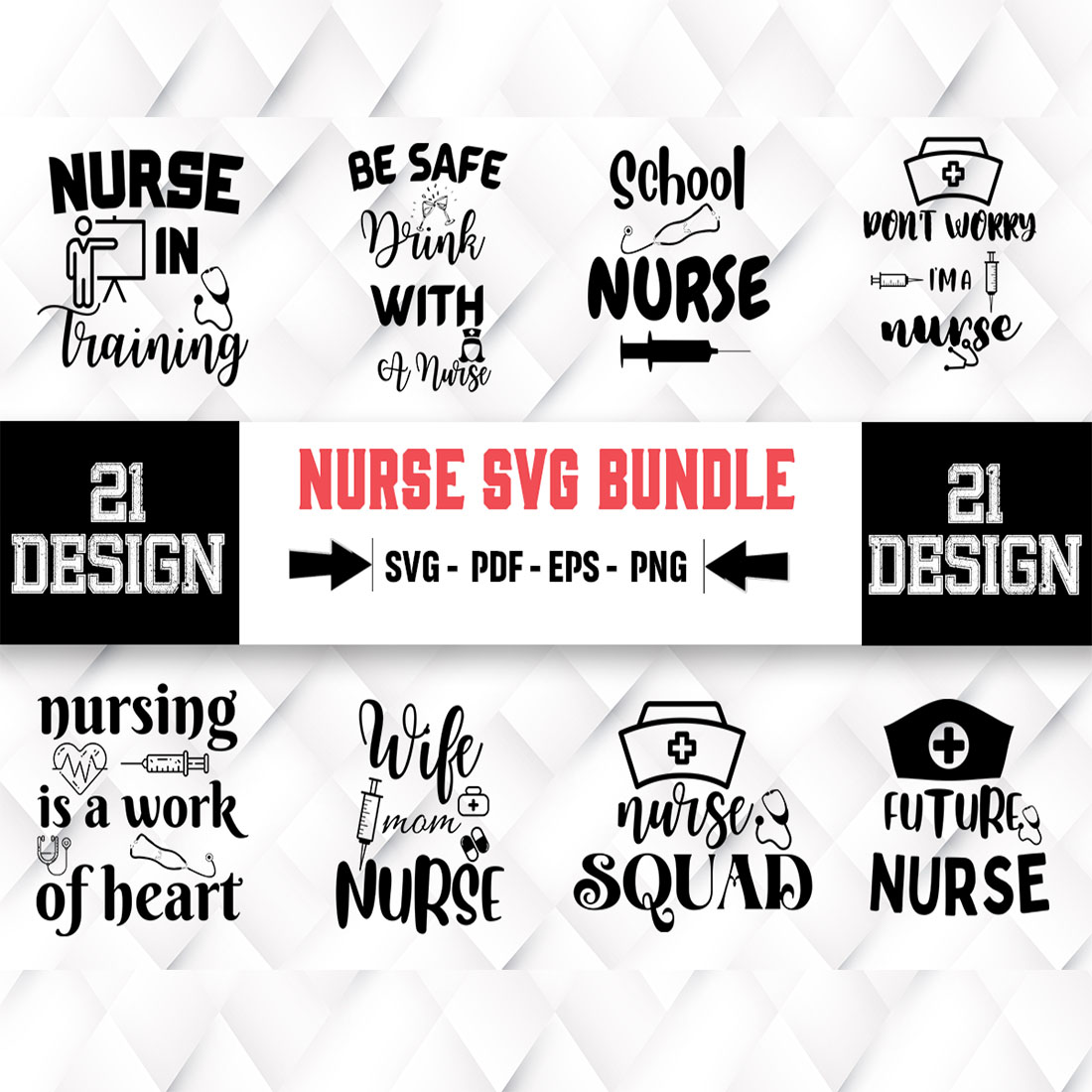 A collection of gorgeous images for prints on the theme of the nurse