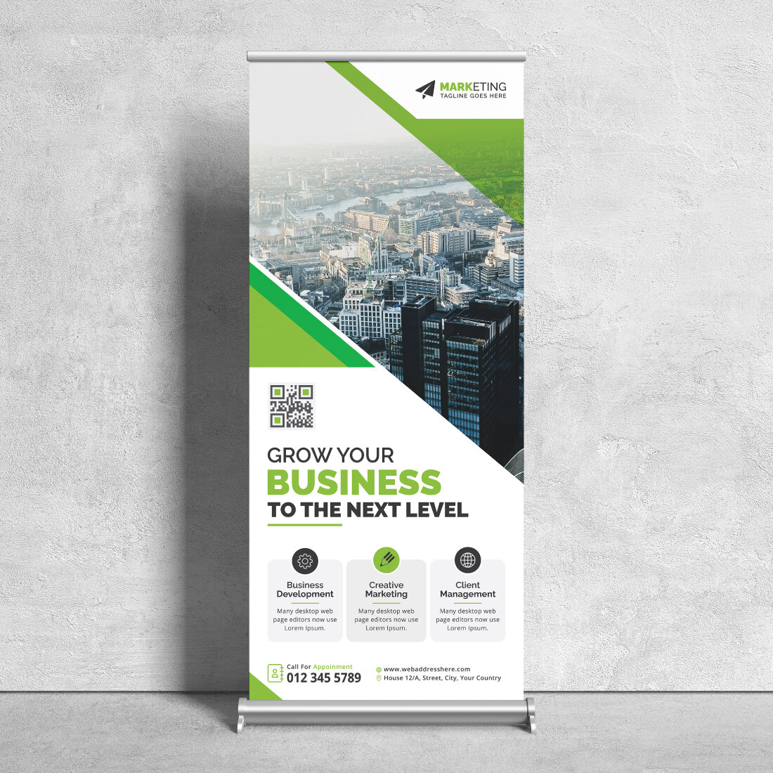Corporate Roll Up Banner cover image.