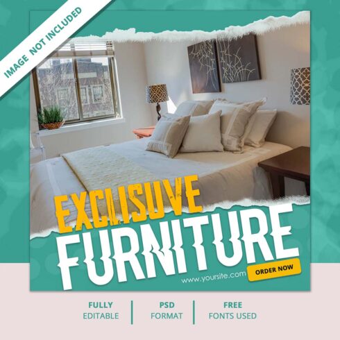 Furniture Exclusive Instagram Post and Story Templates cover image.