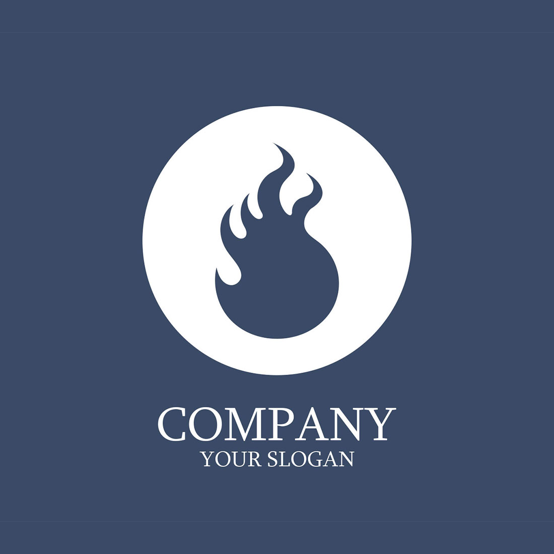 Lit Fire Flame Gradient Logo Vector Illustration cover image.