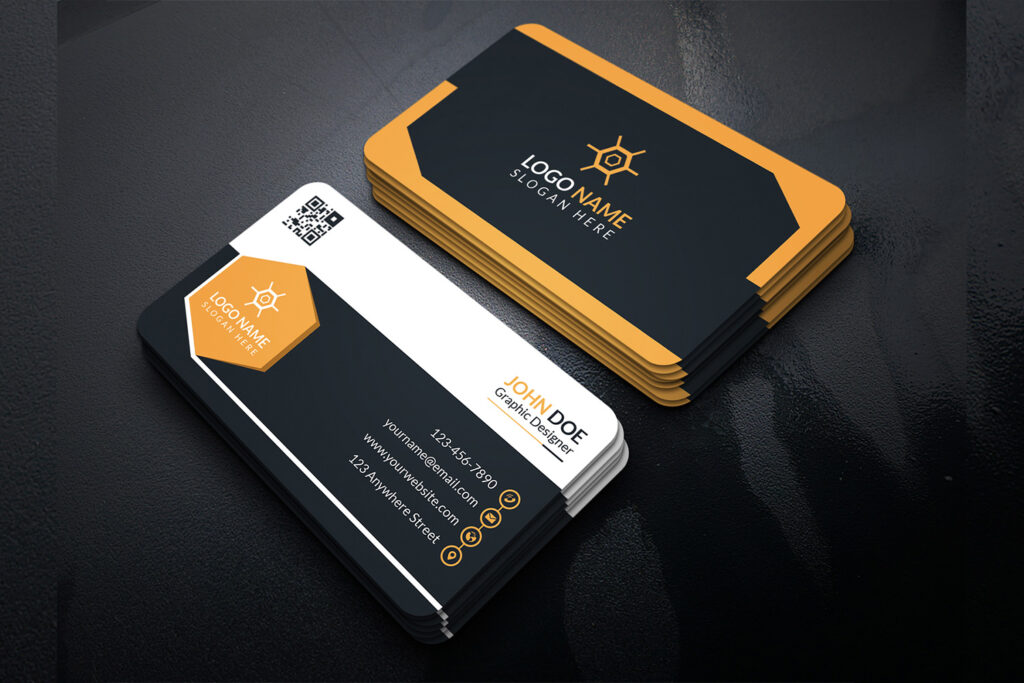 Corporate Business Card Design Template. - MasterBundles