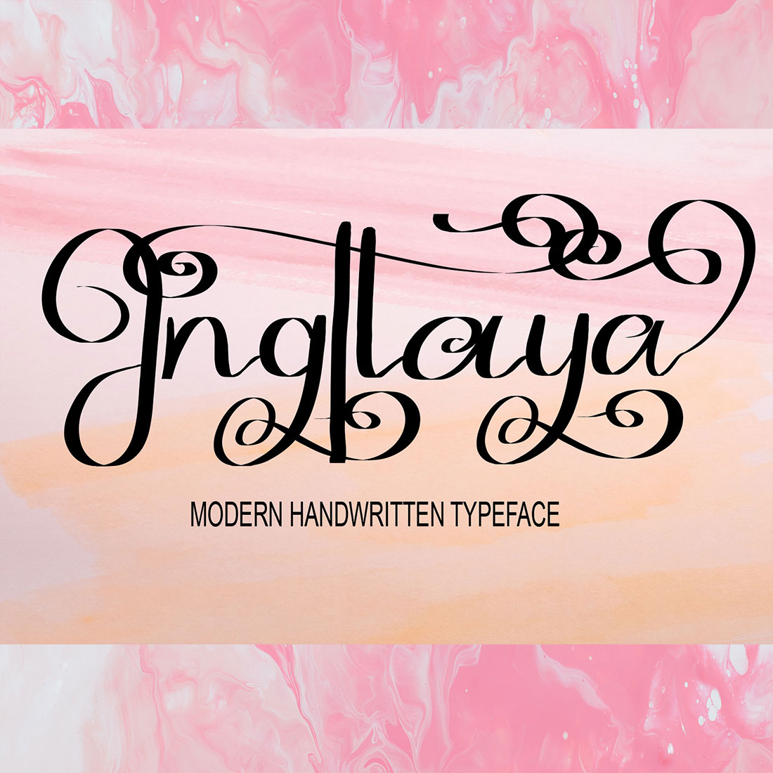 Font Script Signature Omjathyana Design cover image.