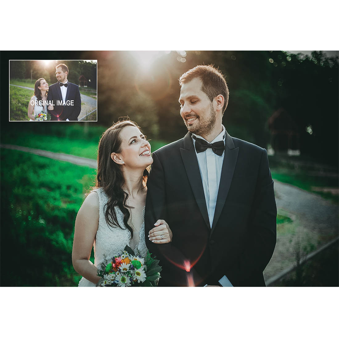 Wedding Photoshop Actions Bundle cover image.