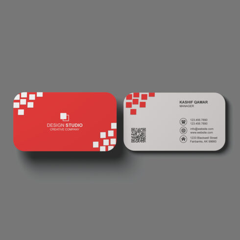 Professional Creative Minimal Business Card Template.