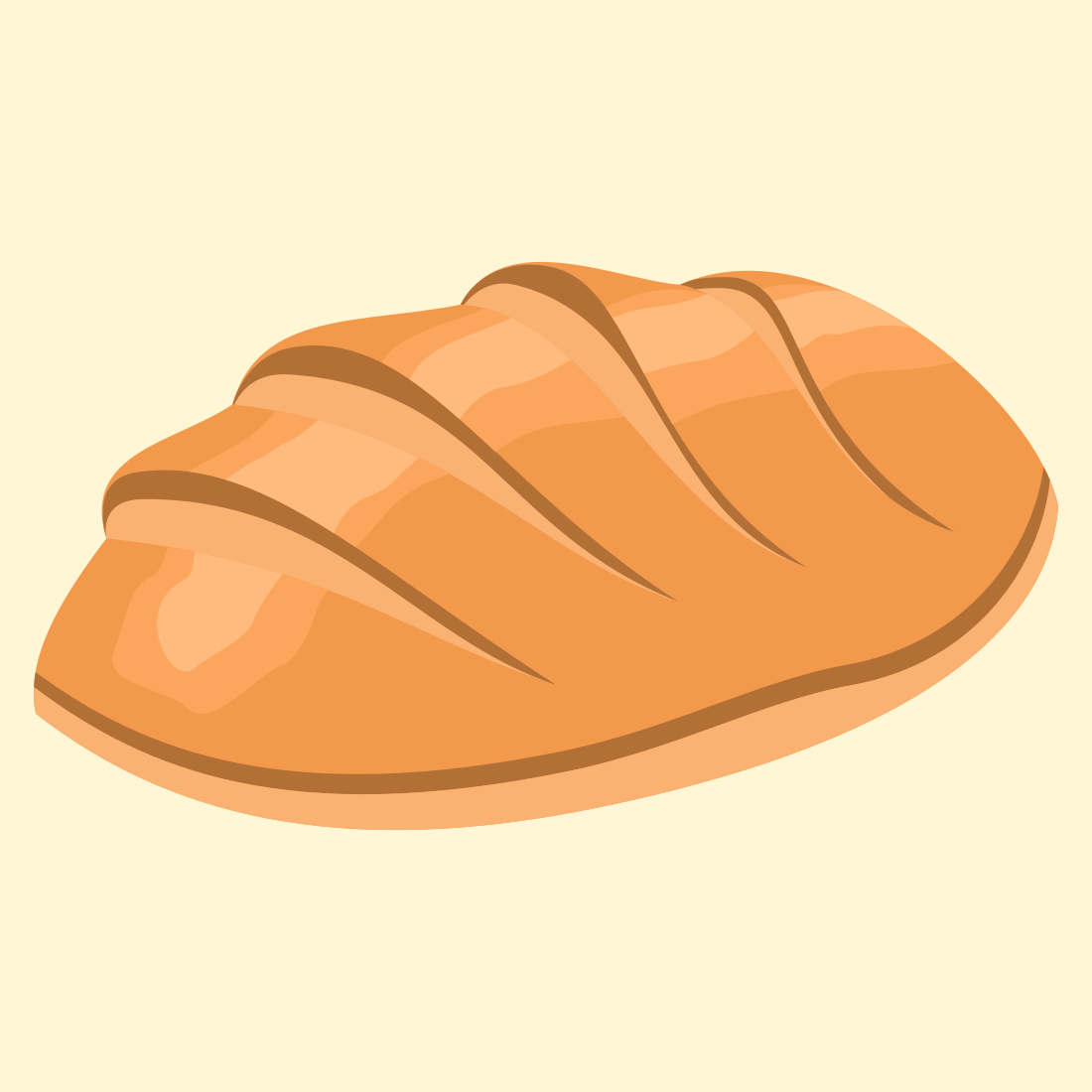 Simple BreadVector Graphic Illustration preview image.