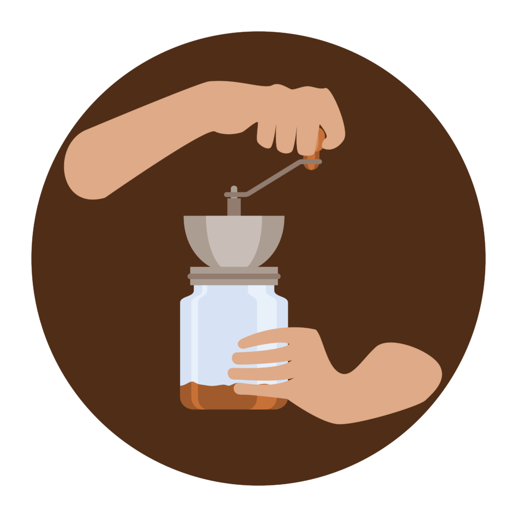 Vietnamese Coffee Drip Instruction Vector Illustration Icons Set