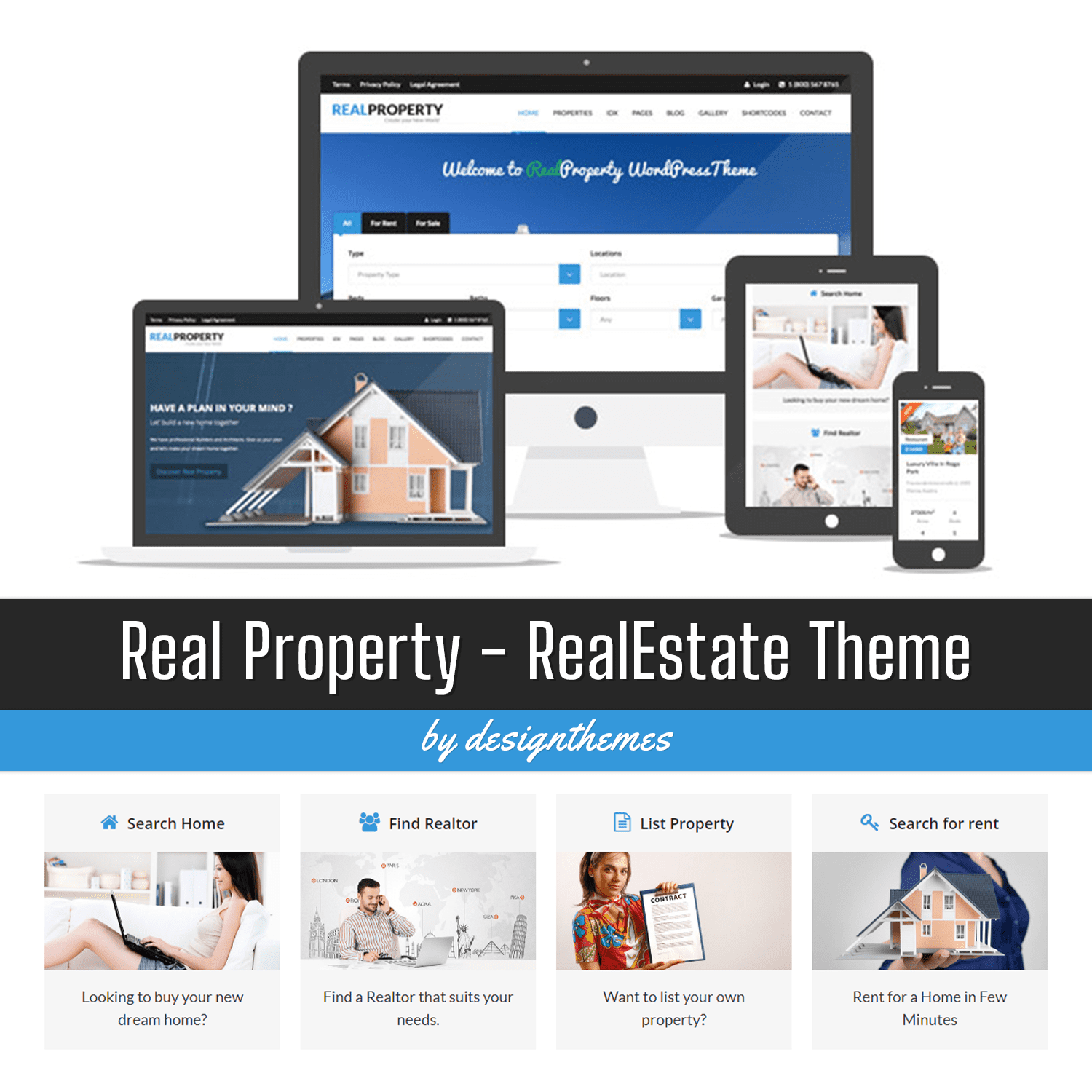 Real Property - RealEstate Theme cover.