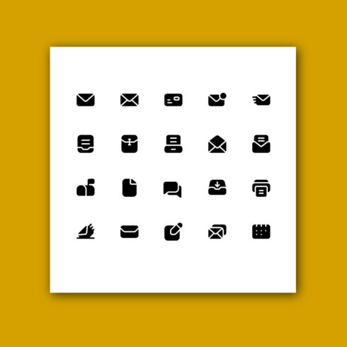 20 Advance Email Icon Design main cover.