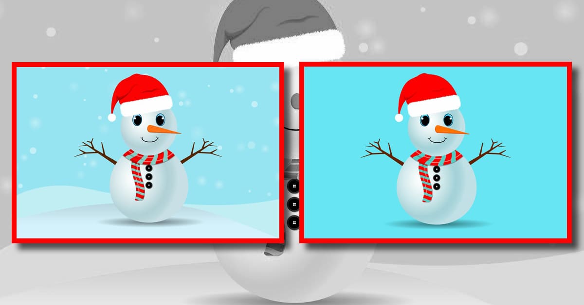 Christmas Cute Snowman With Santa Hat - Facebook.