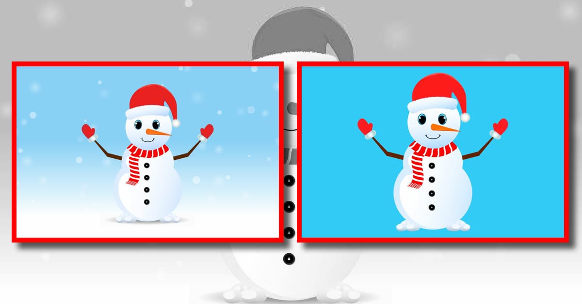 Christmas Snowman With Red Scarf And Hat - Facebook.