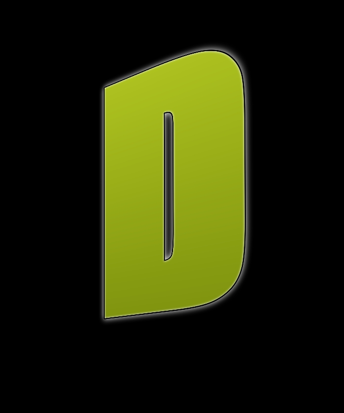 Alphabet Letter D Logo Design preview image.