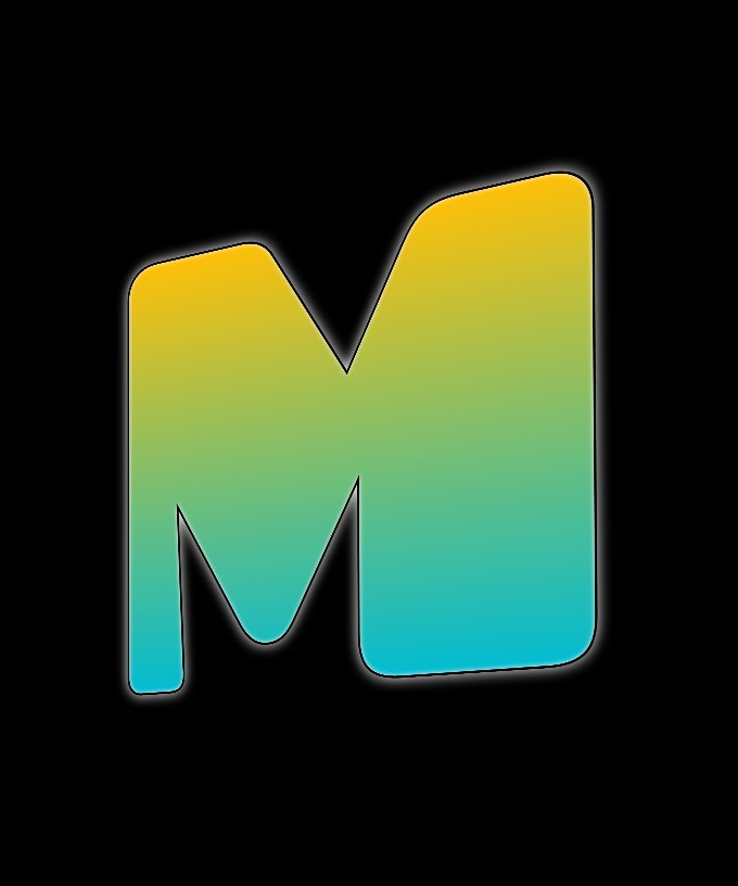 Alphabet Letter M Logo Design preview image.