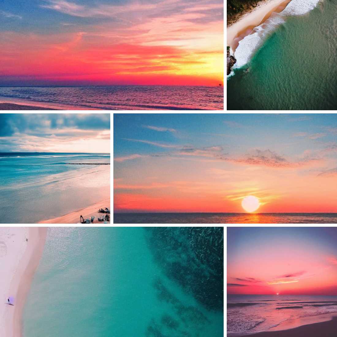 Beautiful Sunset Beaches Photo cover image.