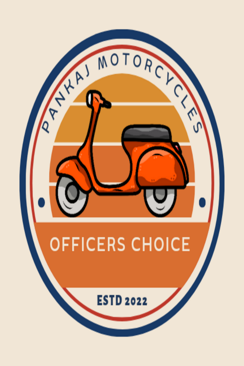 Motorcycle Logo Design pinterest image.