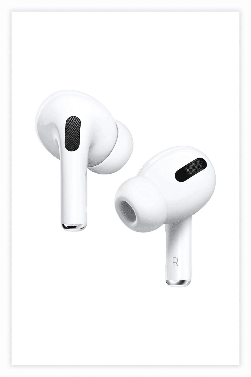 Photo of the white Apple airpods Pro.
