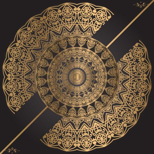 Gorgeous image of a geometric mandala