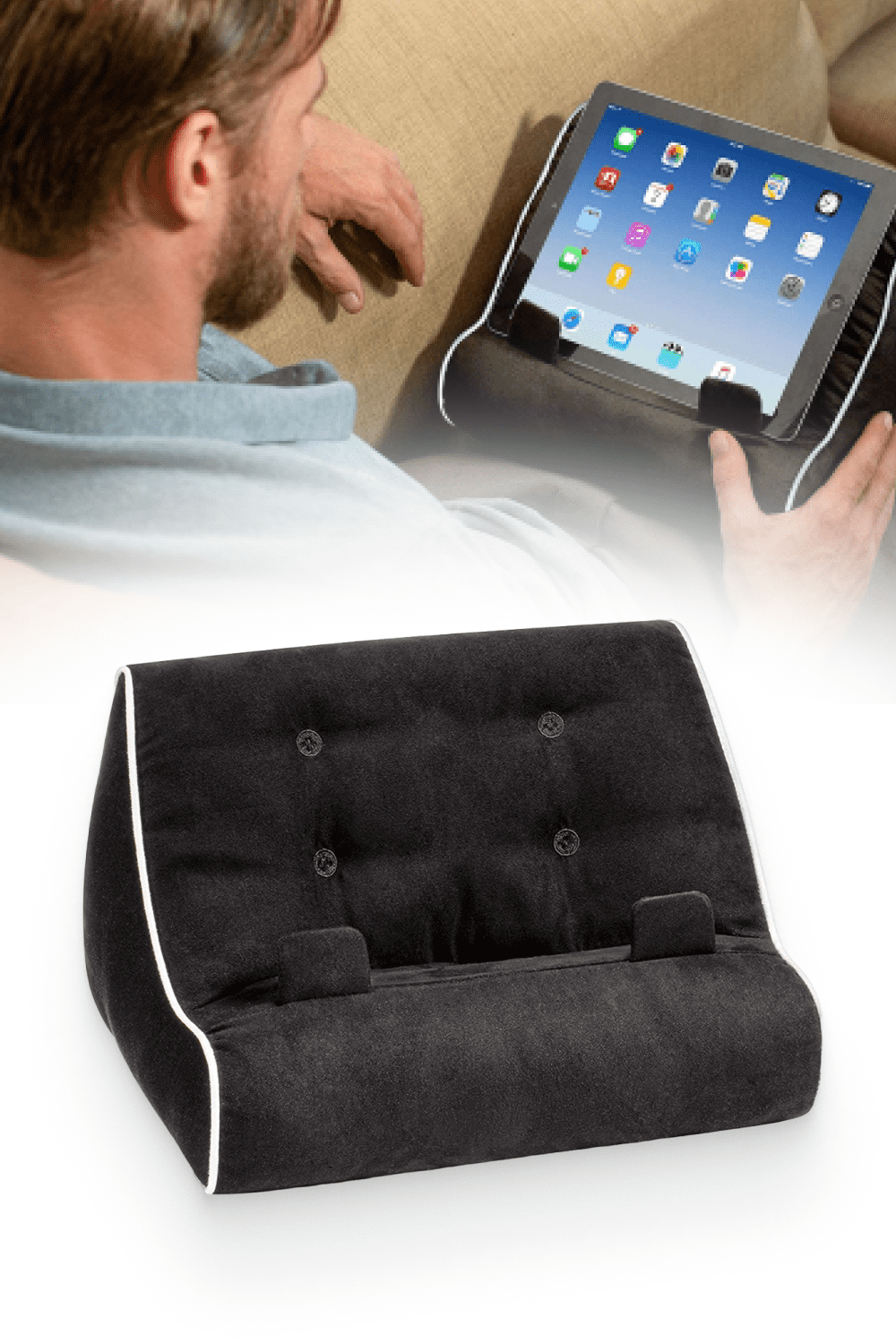 Black Book Couch for tablets.