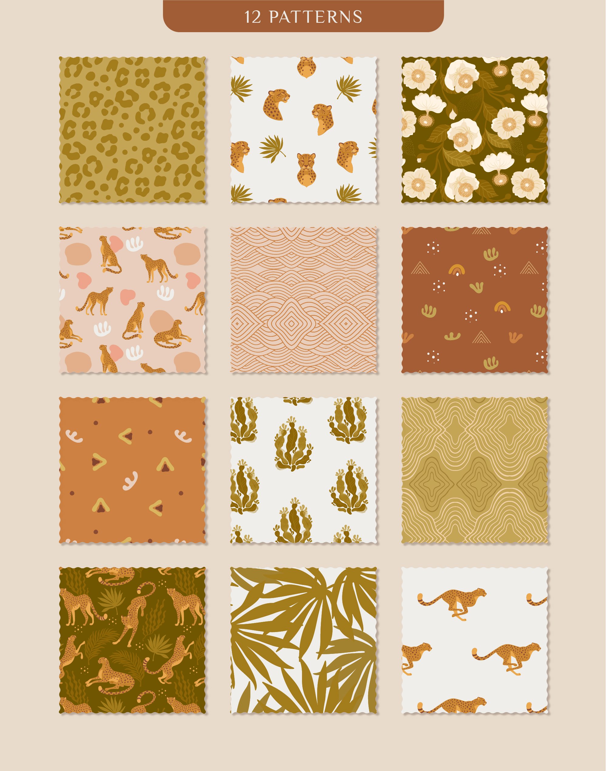 Tropical patterns collection.