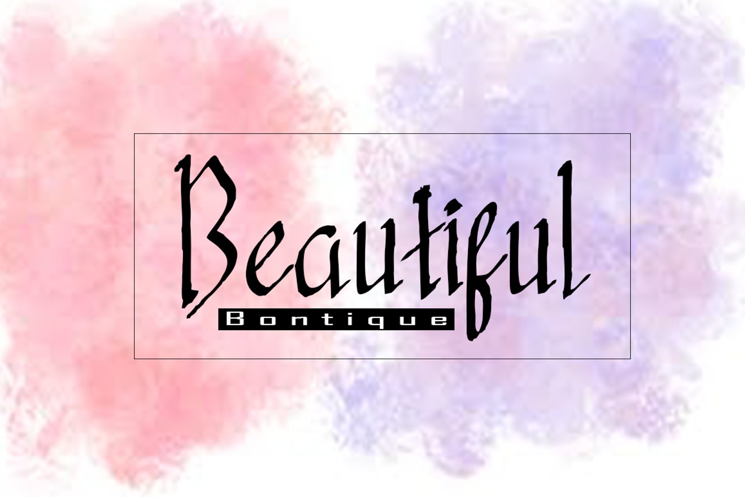So colorful and beautiful font.