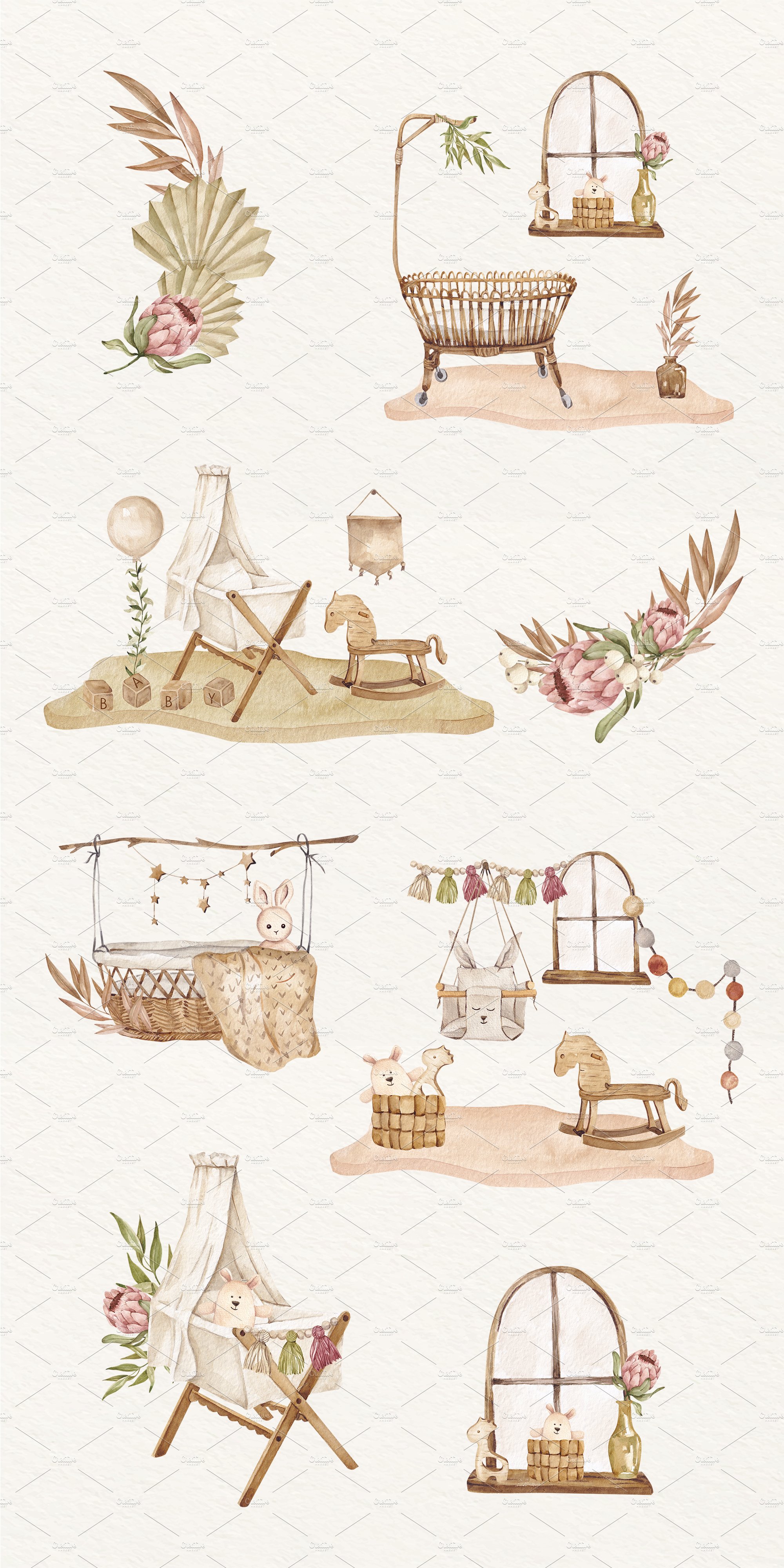 So beautiful and delicate composition for baby topics.
