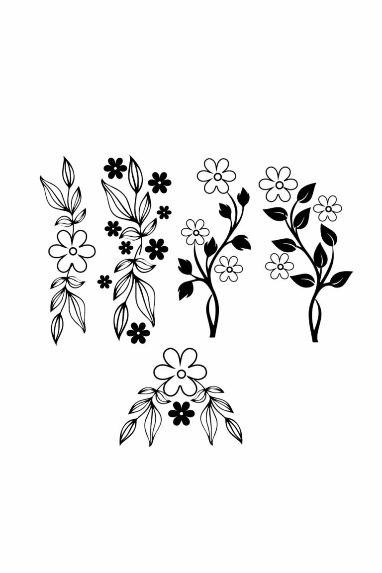 Floral Garden Flower SVG Bundle - MasterBundles