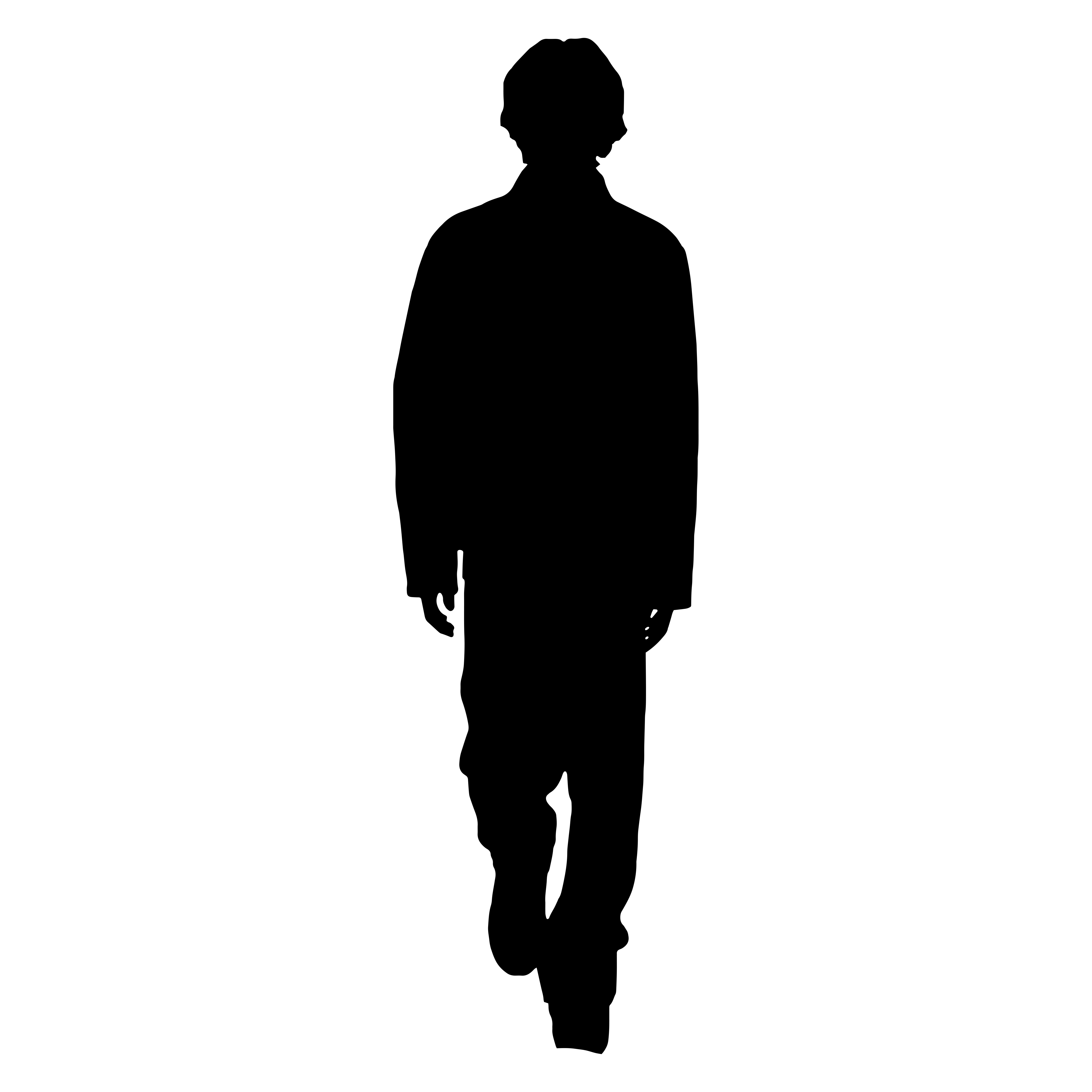 Man Silhouettes Svg, Boy SVG, Black Silhouette Digital Clipart