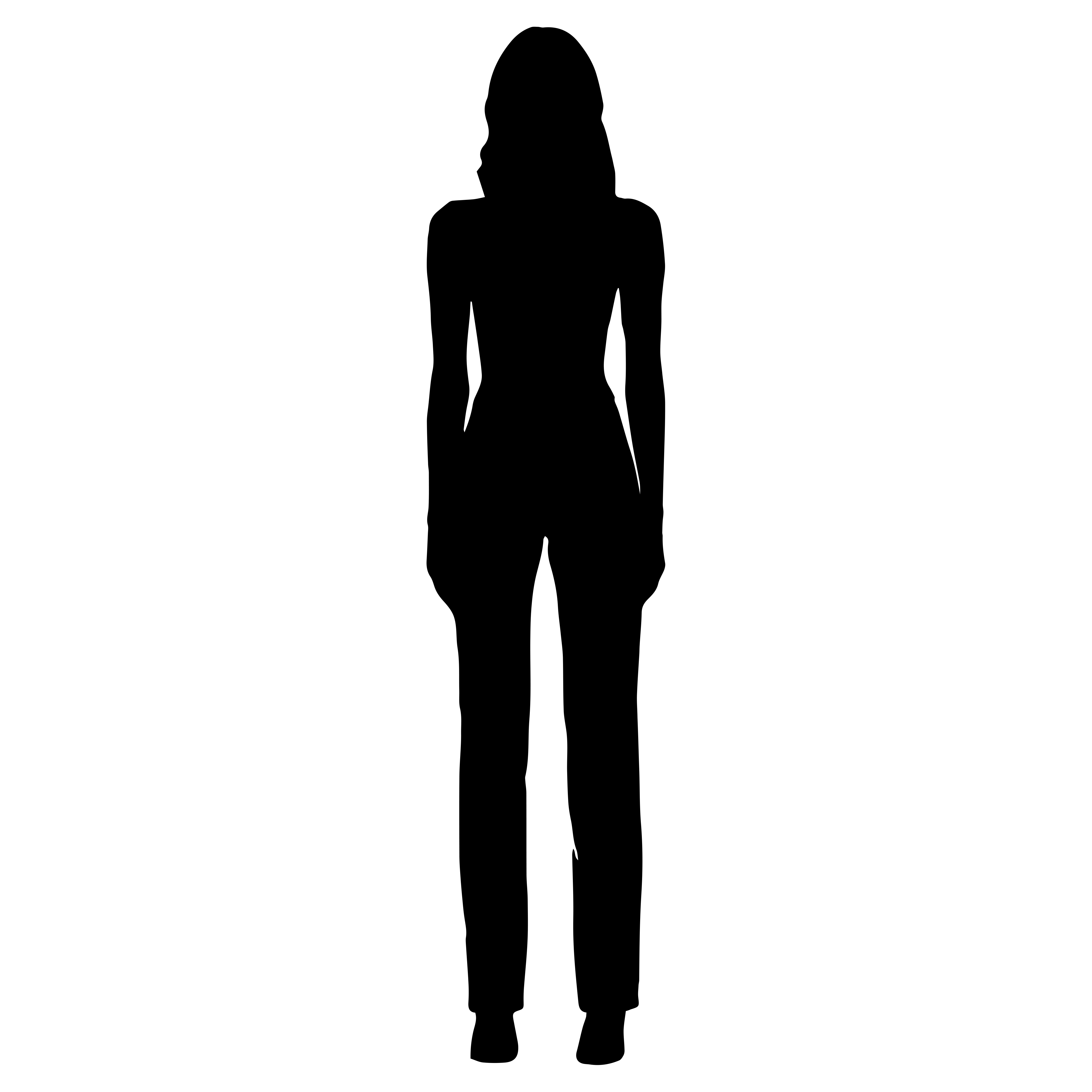 Exquisite image of woman silhouette.