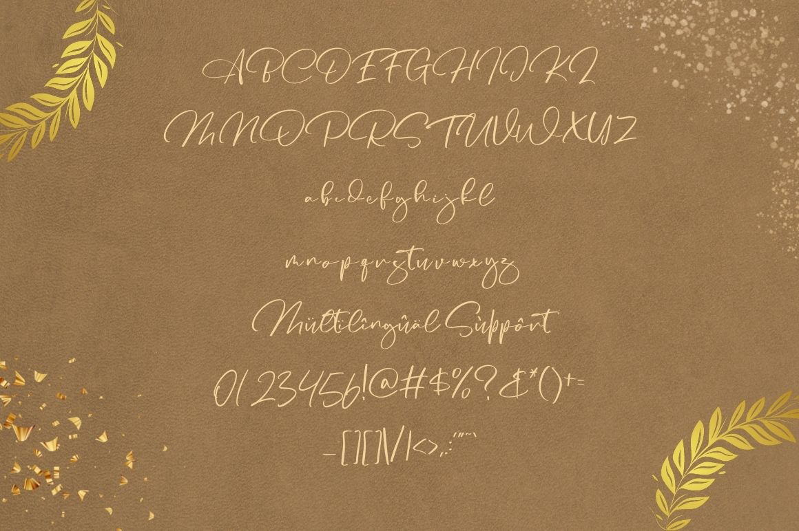 Beautiful Signature Font Wadmont preview image.