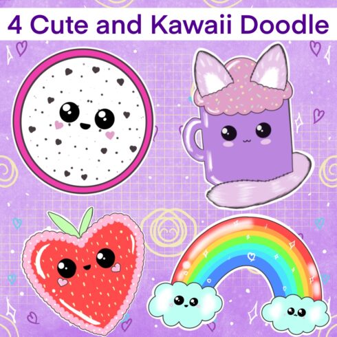 Cute and Kawaii Doodle Design cover image.