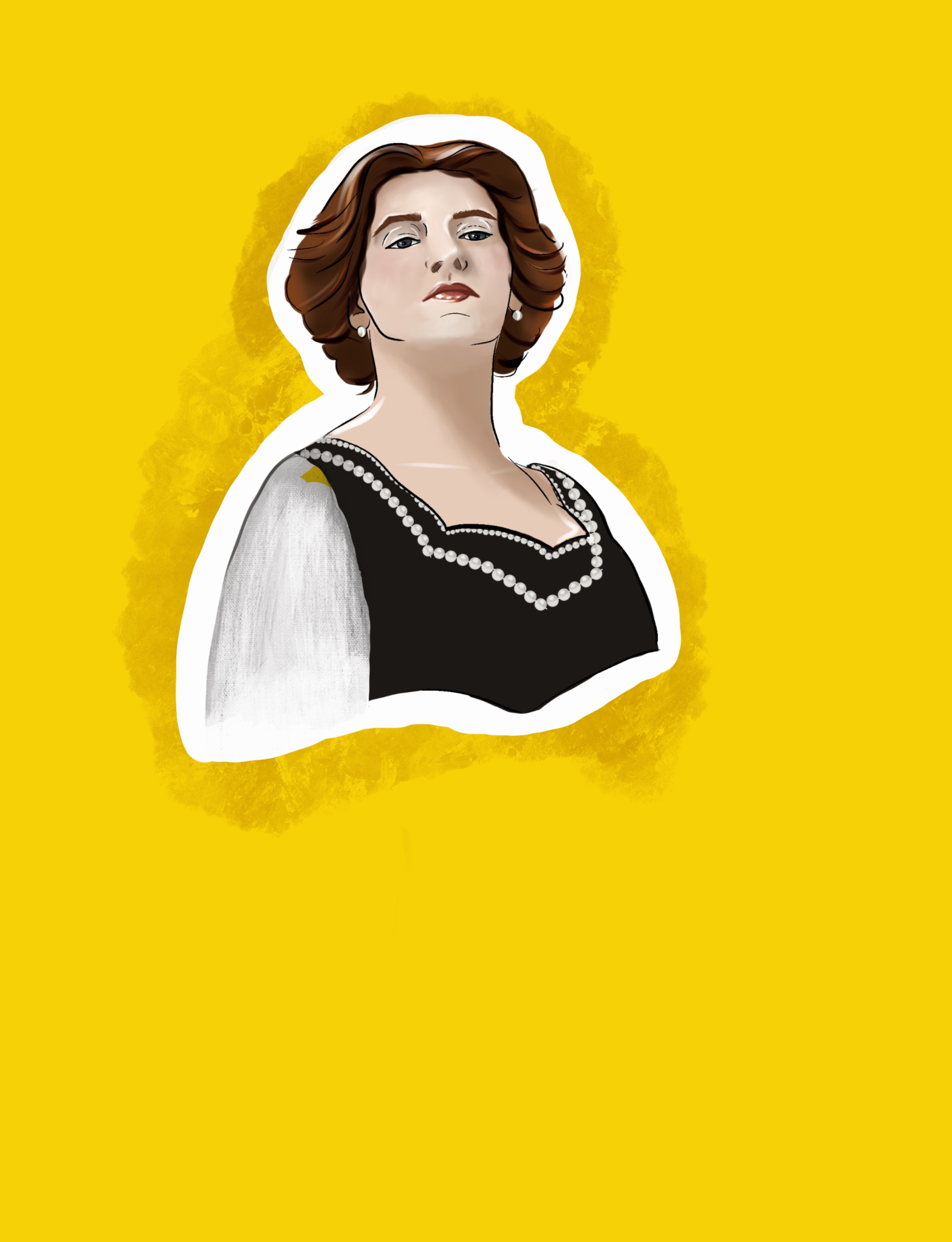 Famous Ukrainian Women Stickers Design preview image.