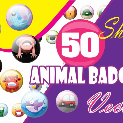 50x Vector Badges, Buttons or icons design!.