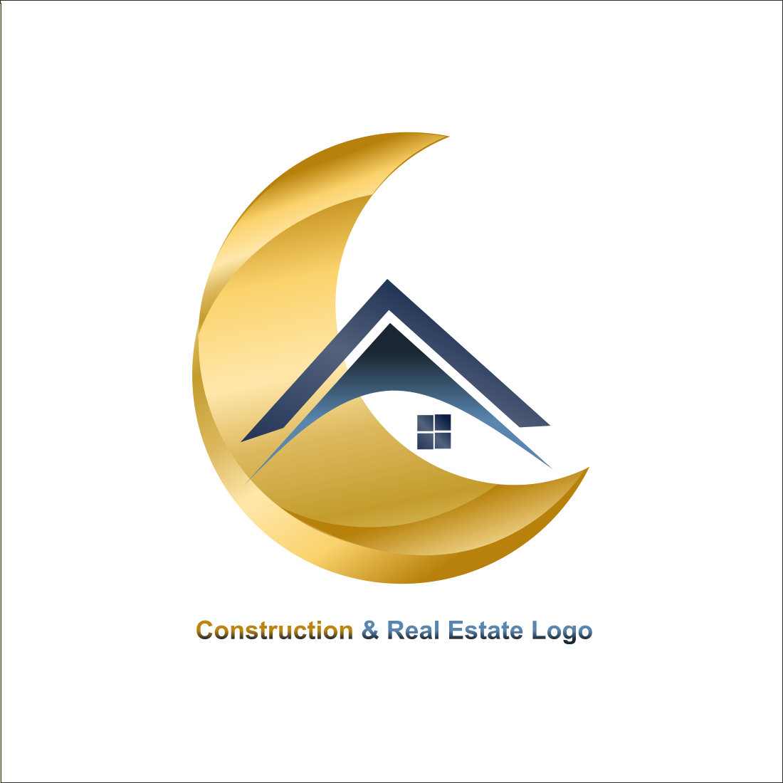 Letter C Real Estate Logo Design preview image.