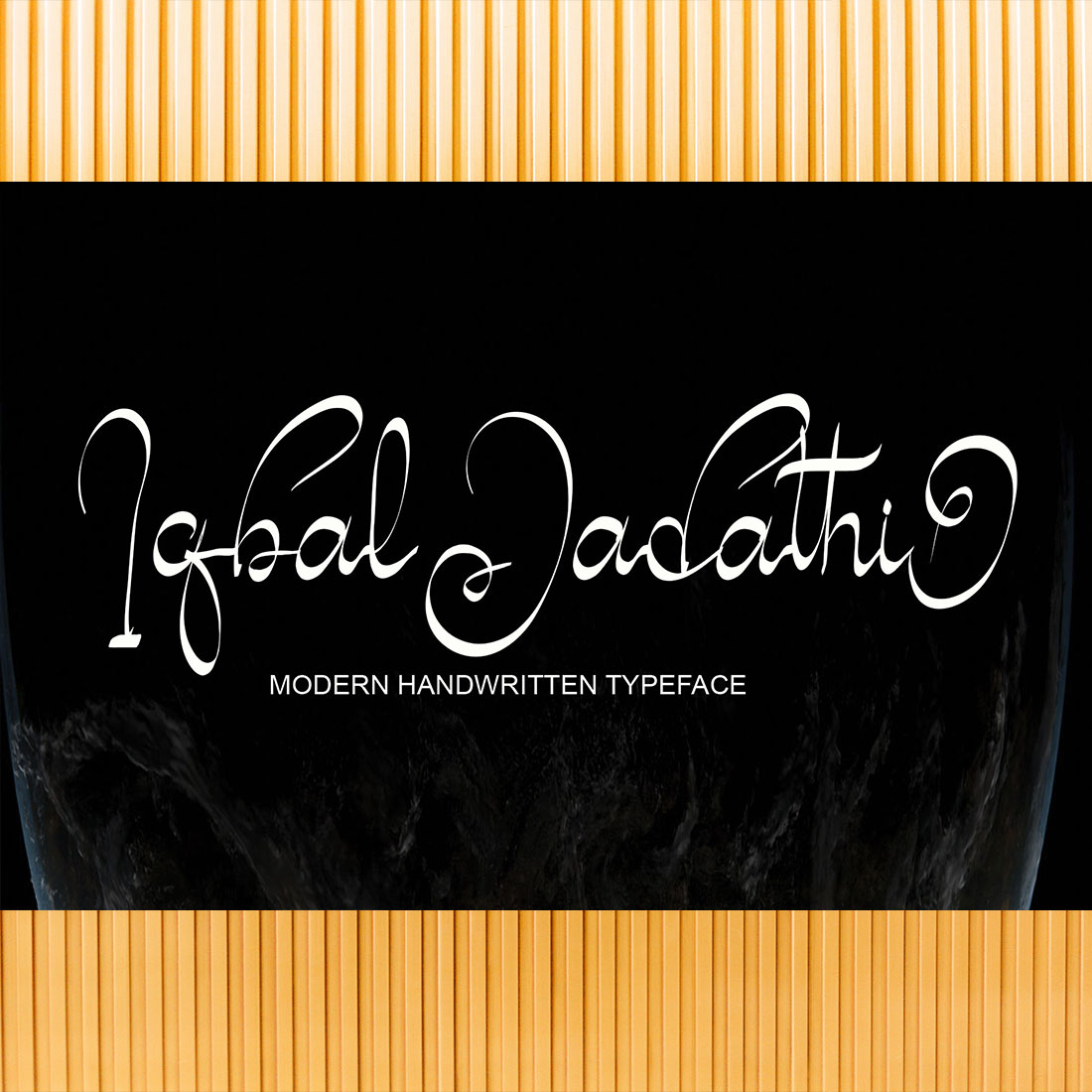 Font Signature Gakimgatdha Design preview image.