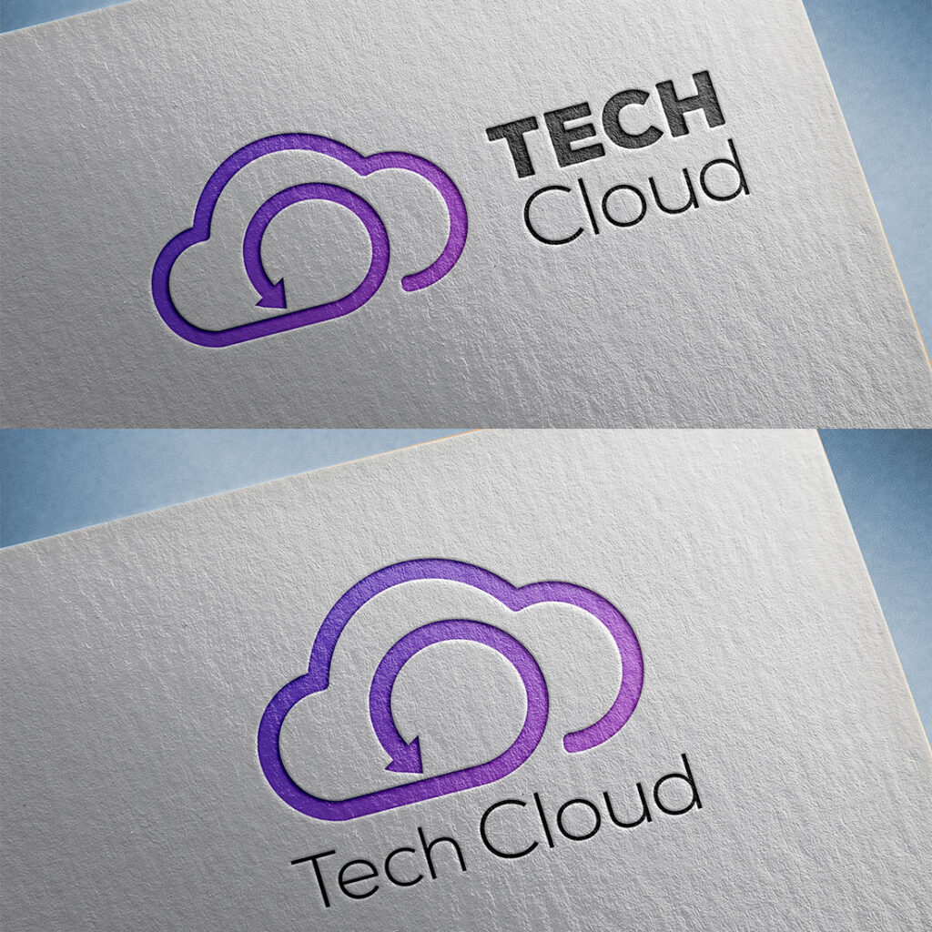 Tech Cloud Logo Template - MasterBundles