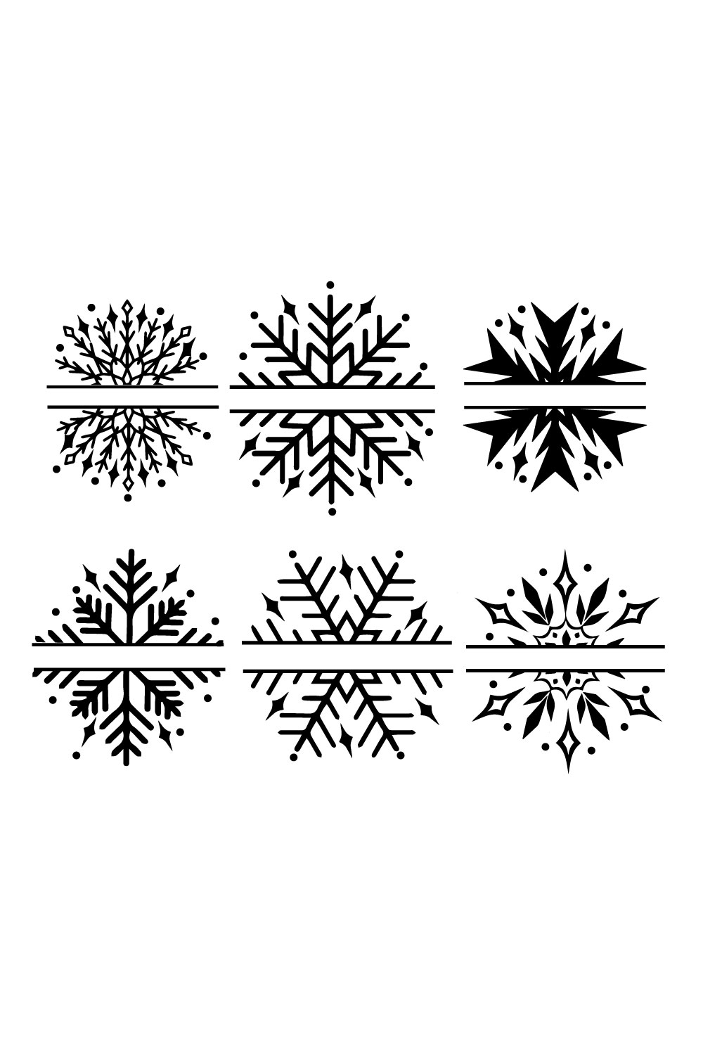 Christmas Snowball SVG Bundle Pinterest image.