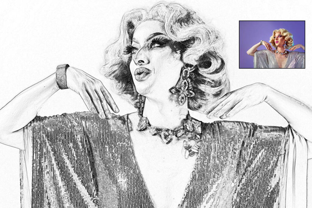 Charcoal Drawing Actions MasterBundles