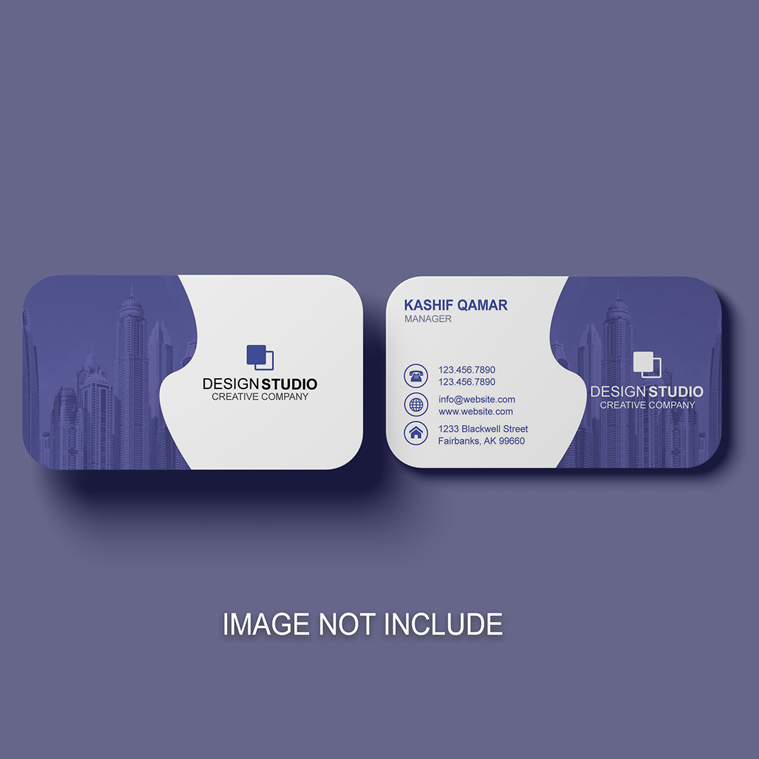 Professional Modern Real Estate Business Card, Building Business Card main cover.
