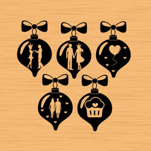 Valentine SVG Ornament Design cover image.