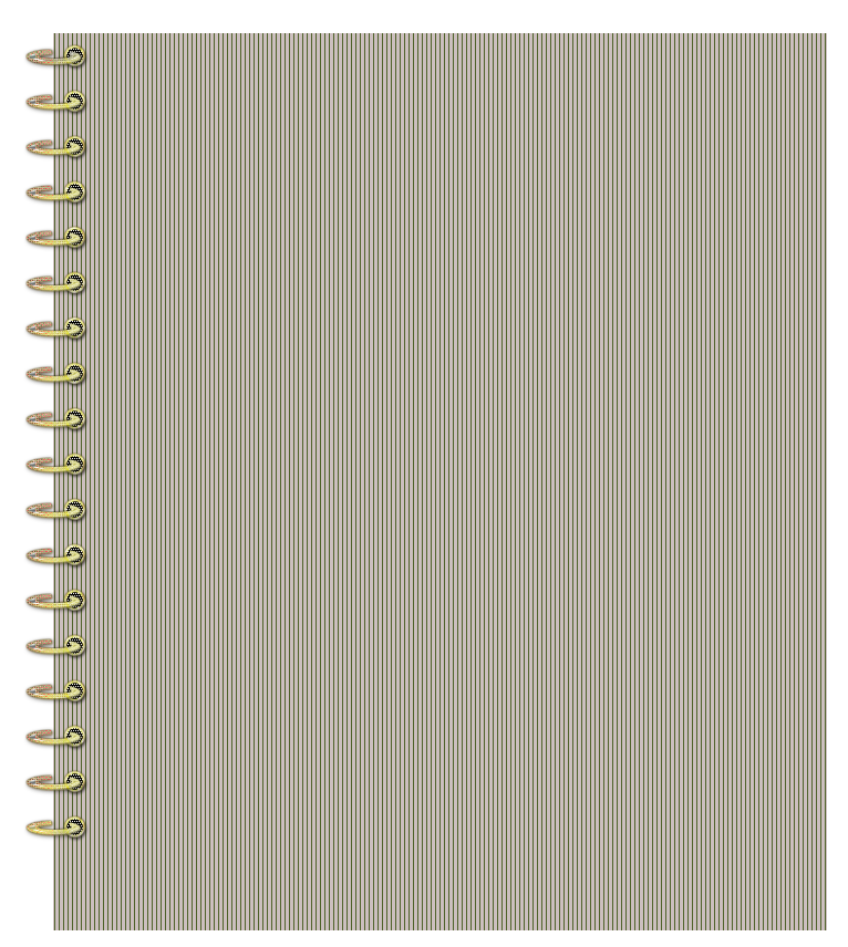 Olive notebook cover.